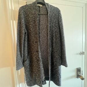 Cozy Gray Knit Cardigan